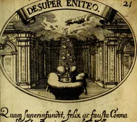 Picture 50 of 319 from Die mit teutschen Saiten überzogene, heilige Kron-Harffe, oder, Verfassung des gantzen Psalter Davids in teutsche Reim-Gebände : vermittelst sonderbarer darzu mit dem basso continuo, neu-verfertigter Kunst-Melodeyen ... (1680), leaf 128