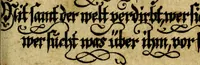 An illustration from Die mit teutschen Saiten überzogene, heilige Kron-Harffe, oder, Verfassung des gantzen Psalter Davids in teutsche Reim-Gebände : vermittelst sonderbarer darzu mit dem basso continuo, neu-verfertigter Kunst-Melodeyen ... (1680)