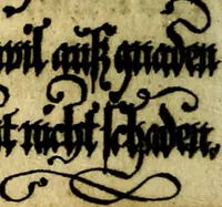 An illustration from Die mit teutschen Saiten überzogene, heilige Kron-Harffe, oder, Verfassung des gantzen Psalter Davids in teutsche Reim-Gebände : vermittelst sonderbarer darzu mit dem basso continuo, neu-verfertigter Kunst-Melodeyen ... (1680)