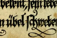 An illustration from Die mit teutschen Saiten überzogene, heilige Kron-Harffe, oder, Verfassung des gantzen Psalter Davids in teutsche Reim-Gebände : vermittelst sonderbarer darzu mit dem basso continuo, neu-verfertigter Kunst-Melodeyen ... (1680)