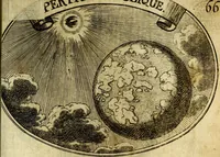 An illustration from Die mit teutschen Saiten überzogene, heilige Kron-Harffe, oder, Verfassung des gantzen Psalter Davids in teutsche Reim-Gebände : vermittelst sonderbarer darzu mit dem basso continuo, neu-verfertigter Kunst-Melodeyen ... (1680)
