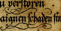 An illustration from Die mit teutschen Saiten überzogene, heilige Kron-Harffe, oder, Verfassung des gantzen Psalter Davids in teutsche Reim-Gebände : vermittelst sonderbarer darzu mit dem basso continuo, neu-verfertigter Kunst-Melodeyen ... (1680)