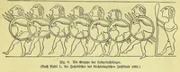 An illustration from Die nordische herkunft der Trojasage bezeugt durch den krug von Tragliatella : eine dritthalbtausendjährige urkunde : Nachtrag zu den Trojaburgen Nordeuropas (1893)