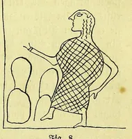 An illustration from Die nordische herkunft der Trojasage bezeugt durch den krug von Tragliatella : eine dritthalbtausendjährige urkunde : Nachtrag zu den Trojaburgen Nordeuropas (1893)