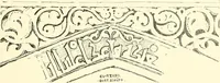 An illustration from Die Ornamente der Hakim- und Ashar-Moschee; Materialien zur Geschichte der älteren Kunst des Islam (1912)