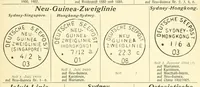 Picture 12 of 14 from Die postfreimarken und die entwertungen der deutschen postanstalten in den schutzgebieten und im auslande (1908), leaf 111