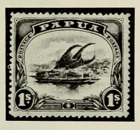 An illustration from Die Postwertzeichen von Papua (1912)