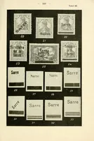 Picture 4 of 14 from Die Postwertzeichen des Saargebietes, Saarkatalog (1922), leaf 115