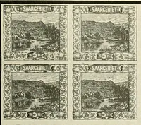 Picture 12 of 14 from Die Postwertzeichen des Saargebietes, Saarkatalog (1922), leaf 123