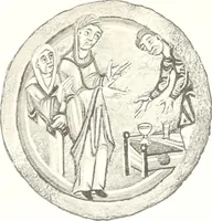 An illustration from Die Regensburger Buchmalerei des X. und XI. Jahrhunderts, Studien zur Geschichte der deutschen Malerei des frühen Mittelalters (1901)