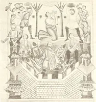 An illustration from Die Regensburger Buchmalerei des X. und XI. Jahrhunderts, Studien zur Geschichte der deutschen Malerei des frühen Mittelalters (1901)