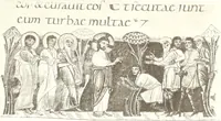 An illustration from Die Regensburger Buchmalerei des X. und XI. Jahrhunderts, Studien zur Geschichte der deutschen Malerei des frühen Mittelalters (1901)