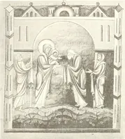 An illustration from Die Regensburger Buchmalerei des X. und XI. Jahrhunderts, Studien zur Geschichte der deutschen Malerei des frühen Mittelalters (1901)
