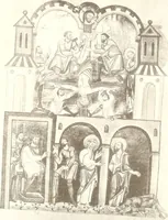 An illustration from Die Regensburger Buchmalerei des X. und XI. Jahrhunderts, Studien zur Geschichte der deutschen Malerei des frühen Mittelalters (1901)