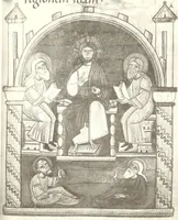 An illustration from Die Regensburger Buchmalerei des X. und XI. Jahrhunderts, Studien zur Geschichte der deutschen Malerei des frühen Mittelalters (1901)
