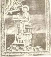 An illustration from Die Regensburger Buchmalerei des X. und XI. Jahrhunderts, Studien zur Geschichte der deutschen Malerei des frühen Mittelalters (1901)
