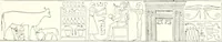 An illustration from Die Reliefs und Malereien des mittleren Reiches (VII.-XVII. Dynastie, ca. 2475-1580 v. Chr.) : Material zur agyptischen Kulturgeschichte (1922)