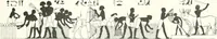 An illustration from Die Reliefs und Malereien des mittleren Reiches (VII.-XVII. Dynastie, ca. 2475-1580 v. Chr.) : Material zur agyptischen Kulturgeschichte (1922)