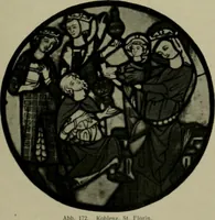 An illustration from Die rheinischen Glasmalereien vom 12. bis zum 16. Jahrhundert (1912)