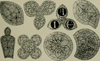 An illustration from Die rheinischen Glasmalereien vom 12. bis zum 16. Jahrhundert (1912)
