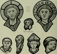 An illustration from Die rheinischen Glasmalereien vom 12. bis zum 16. Jahrhundert (1912)