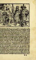An illustration from Die ritterlich vnd lobwirdig Raiss des gestre[n]gen vnd über all ander weyt erfarnen Ritters vn[d] Landtfarers, Herren Ludowico Vartomans von Bolonia. Sagent vo[n] den Landen Egipto. Syria, vo[n] bayden Arabia. Persia. India. vn[d] Ethiopia . (1518)
