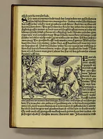 An illustration from Die ritterlich vn[d] lobwirdig Rayss des gestrengen vn[d] über all ander weyt erfarnen Ritters vnd Lantfarers Herren Ludowico Vartomans vo[n] Bolonia sagent vo[n] den Landen, Egypto, Syria vo[n] bayden Arabia Persia India un[d] Ethiopia . (1515)