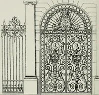 An illustration from Die schmiedekunst bis zum ausgang des 18. jahrhunderts (1922)