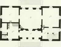 An illustration from Die schöne Landbaukunst, oder, Neue Ideen und Vorschriften zu Landgebäuden, Landhäusern und Oekonomie-Gebäuden im gefälligen : Ideen zu Gebäuden für öffentliche und Privatbelustigungen, ingleichen zu Gebäuden im ernsthaftern aber edlen Style, in Grundrissen, Aufrissen und Durchschnitten (1798)