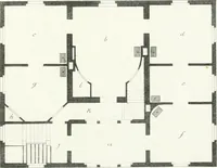 An illustration from Die schöne Landbaukunst, oder, Neue Ideen und Vorschriften zu Landgebäuden, Landhäusern und Oekonomie-Gebäuden im gefälligen : Ideen zu Gebäuden für öffentliche und Privatbelustigungen, ingleichen zu Gebäuden im ernsthaftern aber edlen Style, in Grundrissen, Aufrissen und Durchschnitten (1798)
