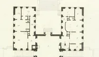 An illustration from Die schöne Landbaukunst, oder, Neue Ideen und Vorschriften zu Landgebäuden, Landhäusern und Oekonomie-Gebäuden im gefälligen : Ideen zu Gebäuden für öffentliche und Privatbelustigungen, ingleichen zu Gebäuden im ernsthaftern aber edlen Style, in Grundrissen, Aufrissen und Durchschnitten (1798)