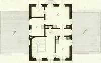 An illustration from Die schöne Landbaukunst, oder, Neue Ideen und Vorschriften zu Landgebäuden, Landhäusern und Oekonomie-Gebäuden im gefälligen : Ideen zu Gebäuden für öffentliche und Privatbelustigungen, ingleichen zu Gebäuden im ernsthaftern aber edlen Style, in Grundrissen, Aufrissen und Durchschnitten (1798)