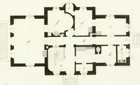 An illustration from Die schöne Landbaukunst, oder, Neue Ideen und Vorschriften zu Landgebäuden, Landhäusern und Oekonomie-Gebäuden im gefälligen : Ideen zu Gebäuden für öffentliche und Privatbelustigungen, ingleichen zu Gebäuden im ernsthaftern aber edlen Style, in Grundrissen, Aufrissen und Durchschnitten (1798)