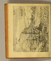 An illustration from Die sechtzehende Schifffahrt. : Journal, oder Beschreibung der wunderbaren Reise Wilhelm Schouten auss Hollandt, im Jahr 1615. 16. vnd 17. Darinnen er eine neuwe Durchfahrt neben dem Freto Magellanico, welche bisshero noch vnbekannt gewesen, in die Suyd See entdeckt. . (1619)