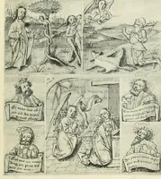 An illustration from Die typologischen Bilderkreise des Mittelalters in Österreich (1904)