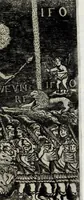 Picture 8 of 10 from Die überwindende Liebe : praesentiret und dargestellet durch ein künstliches Fewr-Werck welches bey hochfürstlicher Häimbführung des durchleuchtigsten Fürsten und Herrn, Herrn Johann Friederichs, Hertzogen zu Braunschweig und Lüneburg [et]c. hoch und hertzgeliebten Gemahlin, der durchleuchtigsten Fürstin und Frauen, Frauen Benedicta Henrietta Philippina, Pfaltz-Gräfin bey Rhein [et]c. glücklichen verbrand worden, zu Hannover den 8. Novembr. nachts umb 9. Uhr, im Jahr Christi 1668 (1668), leaf 27