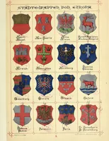 An illustration from Die Wappen der wichtigsten städte Europa's in chromolithographischen abbildungen (1902)