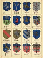 An illustration from Die Wappen der wichtigsten städte Europa's in chromolithographischen abbildungen (1902)