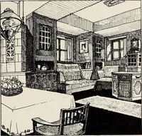 An illustration from Die Wohnung der Neuzeit (1908)