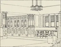 An illustration from Die Wohnung der Neuzeit (1908)