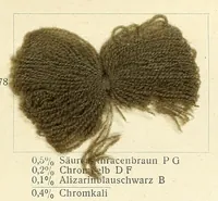 An illustration from Die Wollfarbstoffe des Jahres 1913 = Wool colours 1913 = Les colorants pour laine de l'année 1913 (1913)