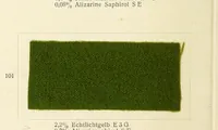 An illustration from Die Wollfarbstoffe des Jahres 1913 = Wool colours 1913 = Les colorants pour laine de l'année 1913 (1913)