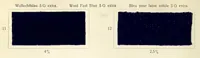 An illustration from Die Wollfarbstoffe des Jahres 1912 = Wool colours 1912 = Les colorants pour laine de l'année 1912 (1912)