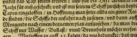 An illustration from Die zwey vnd zwäntzigste Schiffart das ist Historische Eygentliche Beschreibung der gewaltigen, mächtigen Schiffahrt, so vnder dem Admiral Iacob l'Hermite im 1623. 1624. 1625. vnd 1626. Jahr vmb die gantzen Welt beschehen. : Darinn aussführlichen von Adolph Deckern von Strassburg, der dieser Reyss eygner Person beygewohnt, Erzehlt wird, was sich bey solcher vontag zu Tag Merckwürdiges zugetragen vnd vorgangen. Mit vnterschiedlichen Kupfferstücken gezieret (1630)