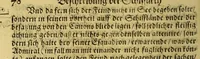 An illustration from Die zwey vnd zwäntzigste Schiffart das ist Historische Eygentliche Beschreibung der gewaltigen, mächtigen Schiffahrt, so vnder dem Admiral Iacob l'Hermite im 1623. 1624. 1625. vnd 1626. Jahr vmb die gantzen Welt beschehen. : Darinn aussführlichen von Adolph Deckern von Strassburg, der dieser Reyss eygner Person beygewohnt, Erzehlt wird, was sich bey solcher vontag zu Tag Merckwürdiges zugetragen vnd vorgangen. Mit vnterschiedlichen Kupfferstücken gezieret (1630)