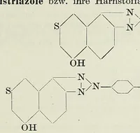 An illustration from Die Zwischenproducte der Teerfarbenfabrikation : ein Tabellenwerke für den praktischen Gebrauch nach der Patentliteratur (1920)