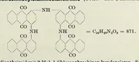 An illustration from Die Zwischenproducte der Teerfarbenfabrikation : ein Tabellenwerke für den praktischen Gebrauch nach der Patentliteratur (1920)