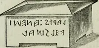 An illustration from Difesa dell' alfabeto degli antichi Toscani pubblicato nel MDCCXXXVII dall' autore del Museo etrusco : disapprovato dall' illustrissimo sig. marchese Scipione Maffei nel tomo V. delle sue Osservazioni letterarie, date in luce in Verona : con tavole e figure (1742)