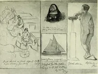 An illustration from The digressions of V., written for his own fun and that of his friends (1910)