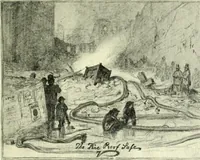 An illustration from The digressions of V., written for his own fun and that of his friends (1910)